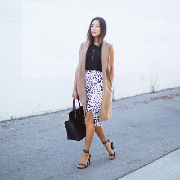 Keepsake asymmetric leopard skirt - Picture 2 of 6